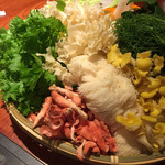 かがやき - 2016.1（２階）：きのこ＆野菜盛り