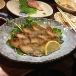 酒楽座 山三 - うなぎの燻製