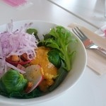 クオーレ ヴェルデ - ランチ:地元野菜のサラダバーより