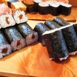 拓寿司 - Rランチの巻きずし。