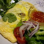 楽屋 - 「きのこと豚ひき肉のタイ風オムレツ」　８２０円