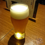 楽屋 - サントリーモルツ　生ビール　６５０円