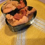 回転寿司とっぴ～ - 塩水ウニ