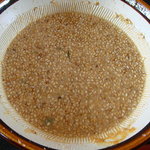 手打ちうどん さわいち - 2010年8月　出汁で味噌を溶かすでし