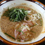 手打ちうどん さわいち - 2010年8月　ミョウガ、大葉を乗せて