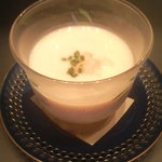 佐賀牛 季楽 銀座  - 10.7.31桃の冷製スープ