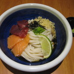 銀河堂讚岐烏龍麵 - 生魚涼麺 中