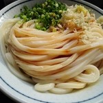 上野製麺所 - しょうゆうどん大(2玉)　300円