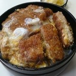 Hama katsu - カツ丼アップ