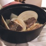 Ristorante Aroma-fresca - サワラと蛤、冬野菜のココット焼き