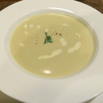 晩御飯　さつまいものポタージュ