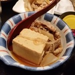 北陸旬彩 きど新 - 日替わりの「牛肉豆腐」