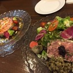 ビストロ バキュース - 2015・12月　鹿のテリーヌと、カニのマリネ