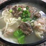 金温州餛飩大王 - 料理写真:牛肉餛飩麺(130NT$≒520円)