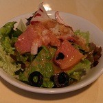 セットのサラダ（燻製紅茶鴨のサラダ）