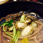 新吾寿し - 1万円コース♪
      牡蠣入ります ぉ蕎麦(๑✪∀✪ﾉﾉﾞ✧