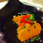 新吾寿し - 1万円コース♪
                                あん肝(っ´ω`c)♡
                                肉厚なのが2切‼︎ 美味~