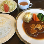 ベル - １月１６日のランチ
ステーキランチ＝１１００円