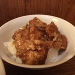 Chuukasobasonoda - 日替りセットの唐揚げ丼