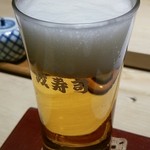 おたる政寿司 - 生ビール