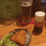 たちのみ 廻り道 - アジフライ/アサヒスーパードライ生