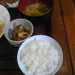 シエスタ　茶処ひびき - ごはん・副菜・お味噌汁 2016.1.18