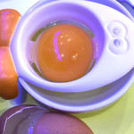 パルメナーラ - 生卵の黄身と白身が簡単に分けられます。