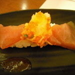 いくらと明太子の鮪寿司