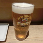 鳥男 - キリン一番搾り（420円）