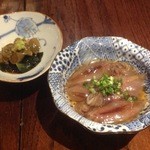 光悦 - ホタルイカと貝の肝