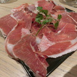 鳥男 - 切りたて！スペイン産生ハム（650円）