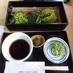 伊藤久右衛門 宇治本店 - 宇治茶蕎麦　577円