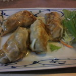 Izakaya Okinawa Monogatari - アグー豚の餃子。。。ジューシーでございます。