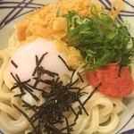 丸亀製麺 生野巽店 - 明太釜玉うどん