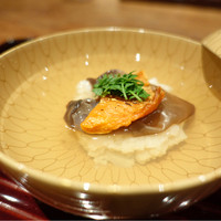 松川 - ホタテしんじょのお椀、くちこ付