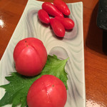 炭火焼 みや澤 - 可愛いトマトのくせに、がつんと来るやん♪♪今時女子やね♡