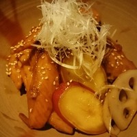 十二社通り 地鶏焼とりや - 手羽先の煮物