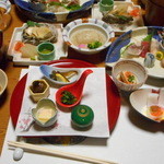 伊豆網代温泉　松風苑 - ２０１６年元旦の夕食の一部