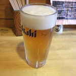 神戸たこ牛 - とりあえずビール(３２０円)