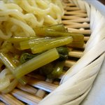 煮干らぁめん なかじま - 煮干ざるの葉わさび