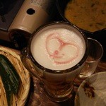 宮崎県日南市 塚田農場 - ハートビール（笑）