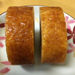 銀座うち山 - しっとり伊達巻 ¥1,080(6切れ入)
無添加の白身魚のすり身で舌触り滑らかな仕上げ。
2016/01/17(日)購入