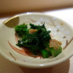 鮨 あらい - 菜の花のおひたし