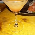 湯布院温泉　御宿　由布乃庄 - 食前酒の桃のカクテル。