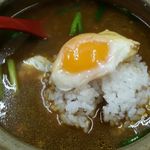 まゆみの店 - 麺を食べたあとはもちろんカレー雑炊^^
