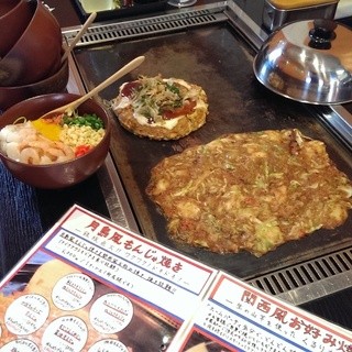 焼き放題 月島風もんじゃ焼き 関西風お好み焼き 月見そば飯 ソフトドリンク飲み放題 付 くるり 平塚 お好み焼き 食べログ