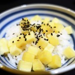 日本料理　楮山 - さつま芋ご飯
