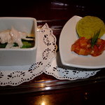 ガーデンレストラン シェフズ テラス - 小さな前菜2種
