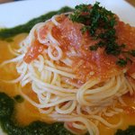 Harappa - 完熟トマトとフレッシュバジルの冷たいスパゲッティー