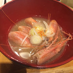 大国鮨 - エビのダシたっぷりのお味噌汁